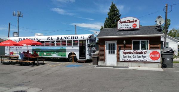 mexican restaurant in a bus