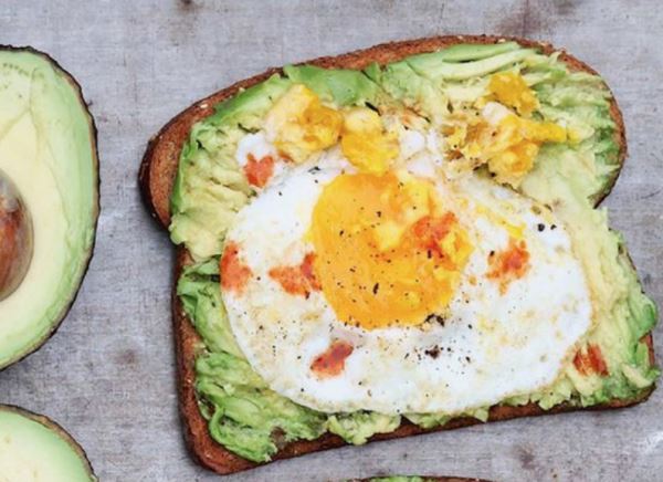egg and avocado toast