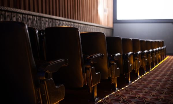 photo of some seats in a empty theatre